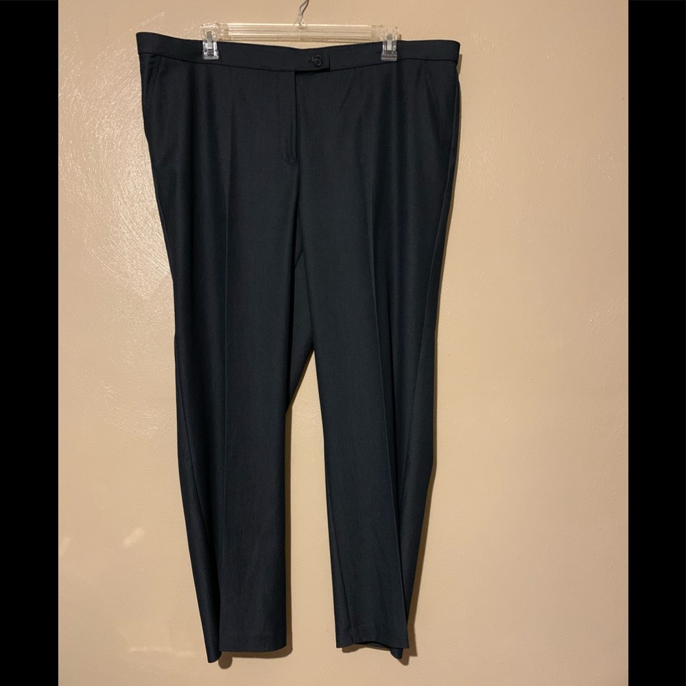 Investments II size 22W denim style dress pants, Polyester Rayon & Spandex